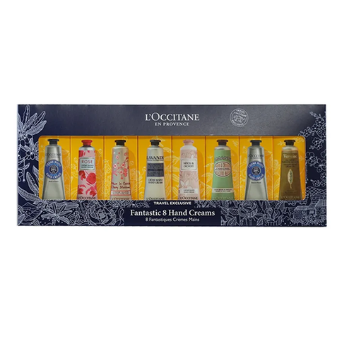 Bộ Kem Dưỡng Da Tay L'Occitane Lucky 8 - Bộ 8 Tuýp 30ml Hương Thơm Đặc Trưng, Chăm Sóc Da Mềm Mại từ Pháp