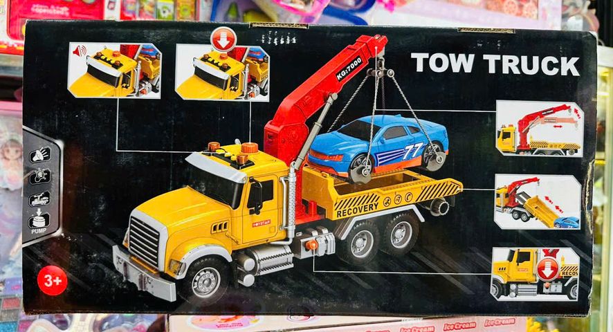 (666-55  666-58 666-82 666-93) Xe ô tô chạy đà có hiệu ứng đèn và âm thanh gồm 4 phân loại xe cứu hỏa, máy xúc, cứu hộ