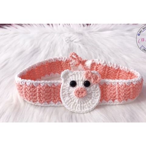 Băng Đô Len Handmade Bandana cho Bé - Phụ Kiện Thời Trang Cho Trẻ Em Từ Sơ Sinh Đến 4 Tuổi