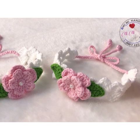 Băng Đô Len Handmade Bandana cho Bé - Phụ Kiện Thời Trang Cho Trẻ Em Từ Sơ Sinh Đến 4 Tuổi