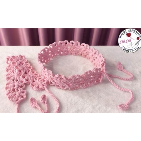 Băng Đô Len Handmade Bandana cho Bé - Phụ Kiện Thời Trang Cho Trẻ Em Từ Sơ Sinh Đến 4 Tuổi