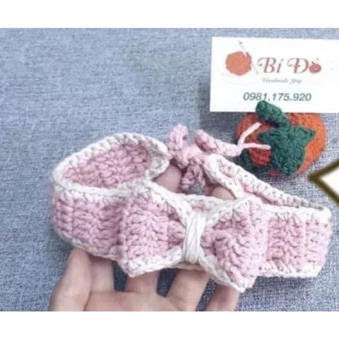 Băng Đô Len Handmade Bandana cho Bé - Phụ Kiện Thời Trang Cho Trẻ Em Từ Sơ Sinh Đến 4 Tuổi