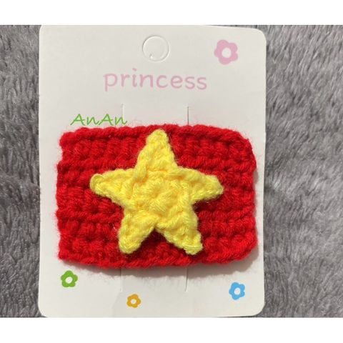 Kẹp Tóc Len Handmade Độc Đáo - Phụ Kiện Thời Trang Nhiều Kiểu Dáng, Chất Liệu Cotton Cao Cấp, Tự Chọn Mẫu 4-5cm