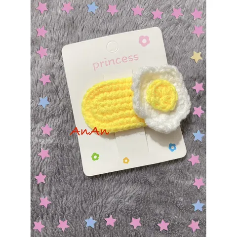 Kẹp Tóc Len Handmade Độc Đáo - Phụ Kiện Thời Trang Nhiều Kiểu Dáng, Chất Liệu Cotton Cao Cấp, Tự Chọn Mẫu 4-5cm