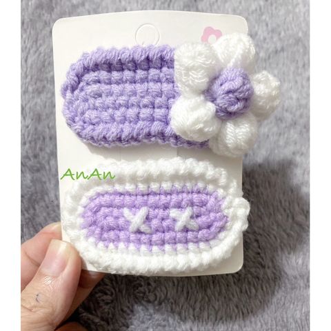 Kẹp Tóc Len Handmade Độc Đáo - Phụ Kiện Thời Trang Nhiều Kiểu Dáng, Chất Liệu Cotton Cao Cấp, Tự Chọn Mẫu 4-5cm