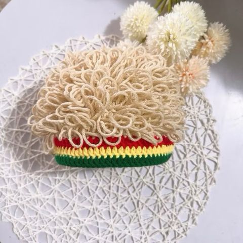 Mũ Len Tóc Xù Nhiều Màu Cho Bé - Handmade Đáng Yêu, Miễn Phí Gắn Tên, Chất Liệu Cotton Mềm Mịn