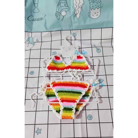 Bikini Handmade Cho Bé An Toàn, Chất Liệu Nhẹ, Không Gây Kích Ứng Da - Đồ Bơi Thủ Công 100% Cho Mùa Hè Vui Vẻ