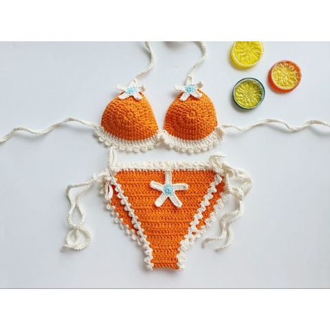 Bikini Handmade Cho Bé An Toàn, Chất Liệu Nhẹ, Không Gây Kích Ứng Da - Đồ Bơi Thủ Công 100% Cho Mùa Hè Vui Vẻ