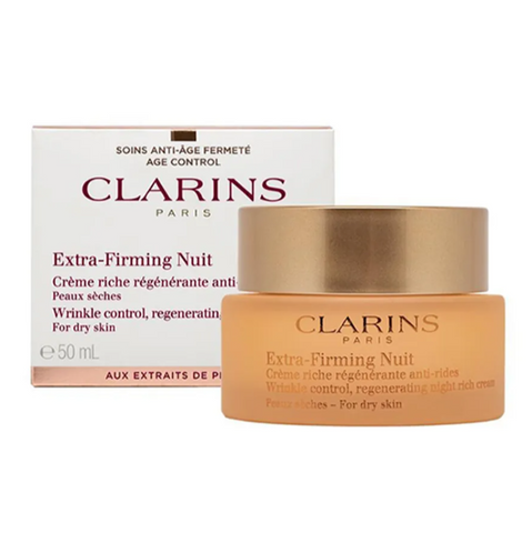 Kem Dưỡng Ban Đêm Clarins Extra-Firming Nuit 50ml - Kiểm Soát Nếp Nhăn, Phục Hồi Da, Tăng Độ Săn Chắc, Dưỡng Ẩm Sâu