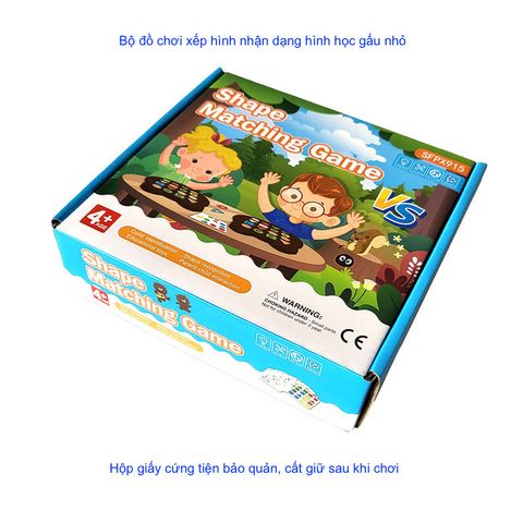 Bộ Đồ Chơi Xếp Hình Thông Minh Gấu Nhỏ - Hỗ Trợ Phát Triển Trí Tuệ và Tăng Cường Phản Xạ Cho Bé 2 Người Chơi