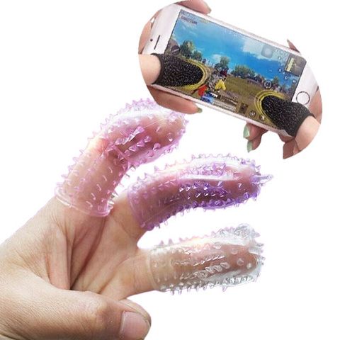 Bao Tay Chơi Game Bằng Silicon Với Hạt Nổi Tăng Cảm Giác Ma Sát - Găng Tay Đa Năng Dành Cho Game Thủ, Dùng Nhiều Lần, Thoải Mái