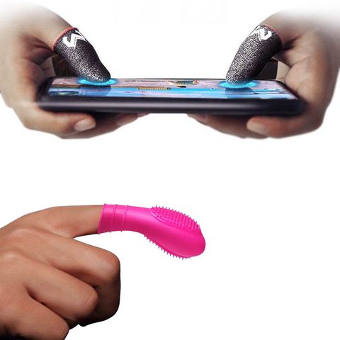 Bao Tay Chơi Game Bằng Silicon Với Hạt Nổi Tăng Cảm Giác Ma Sát - Găng Tay Đa Năng Dành Cho Game Thủ, Dùng Nhiều Lần, Thoải Mái