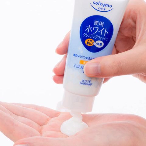 Sữa Rửa Mặt Kose Softymo Cleansing Foam White 190g - Sạch Sâu, Dưỡng Ẩm Da, Phù Hợp Với Da Nhờn và Da Xỉn Màu
