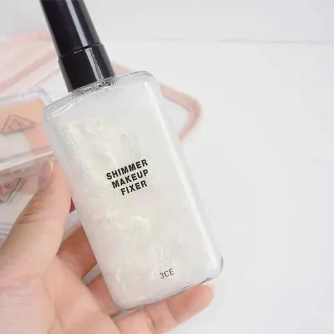 Xịt Khoáng Khóa Nền Nhũ 3CE Stylennanda Shimmer Makeup Fixer 95ml - Giữ Lớp Trang Điểm Bền Màu, Rạng Rỡ Tự Nhiên