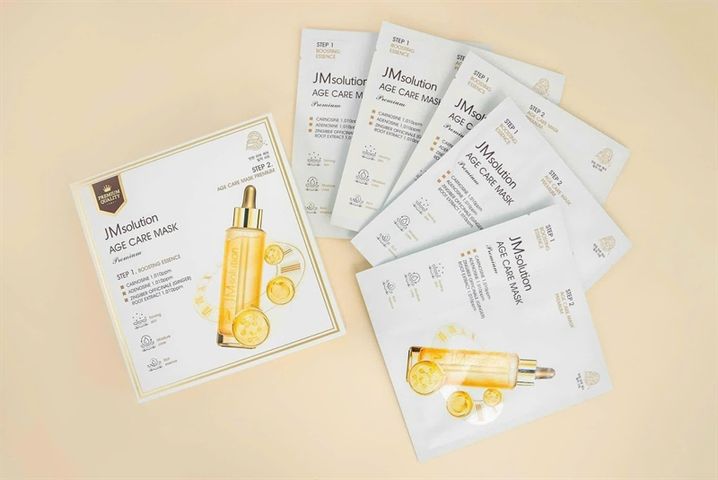Mặt Nạ Jm Solutionsge Care Mask Premium - Bộ 5 Miếng Dưỡng Ẩm, Chống Oxy Hóa, Phục Hồi Da, Giúp Da Mịn Màng, Tươi Trẻ