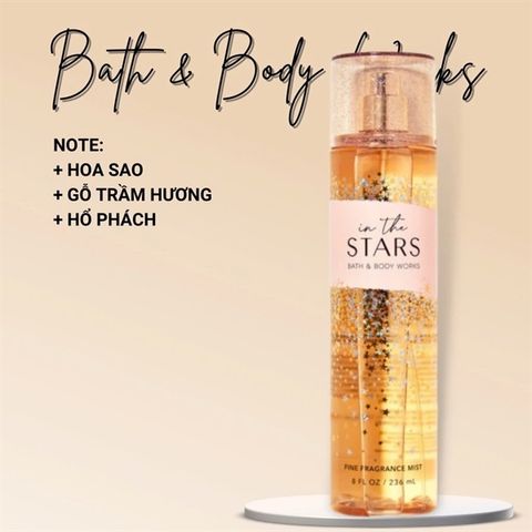 Xịt thơm Bath & Body Works 236ml #in the Stars