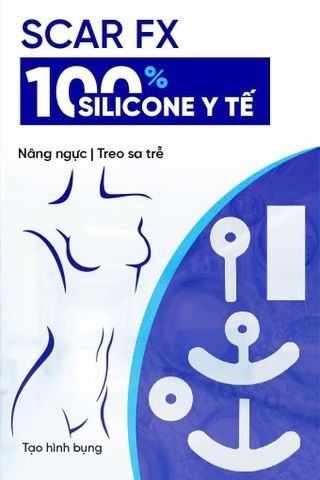 Miếng Dán Mờ Sẹo Phẫu Thuật Ngực Rejuvaskin Scar FX - Chất Liệu Silicone Y Tế, Giúp Cải Thiện Vết Sẹo Mới Và Cũ