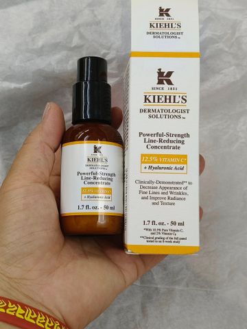 Serum Vitamin C Kiehl's 75ml - Tinh Chất Giảm Nếp Nhăn Tăng Cường Độ Sáng Da Của Thương Hiệu Nổi Tiếng Mỹ Phẩm Kiehl's