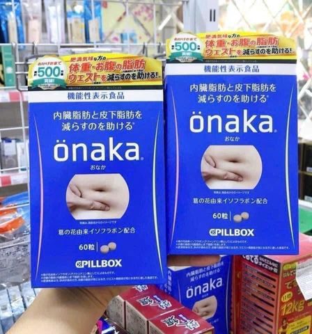 (Hàng công ty) Viên Uống Giảm Mỡ Bụng Onaka 60 Viên - Giải Pháp Giảm Cân Hiệu Quả Từ Nhật Bản, Kiểm Soát Cân Nặng Tự Nhiên chính hãng
