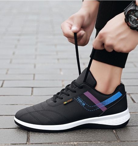 Giày Thể Thao Nam SPORT Da PU Cao Cấp - Giày Chạy Bộ Thời Trang Mới Dễ Phối Đồ, Nhẹ, Bền, Phù Hợp Mọi Hoạt Động