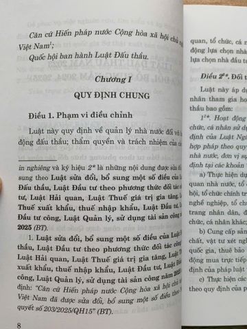 Sách Luật Đấu Thầu 2023 - Sửa đổi, Bổ sung 2024, 2025 - Hướng dẫn Chi tiết Quy trình Đấu thầu tại Việt Nam