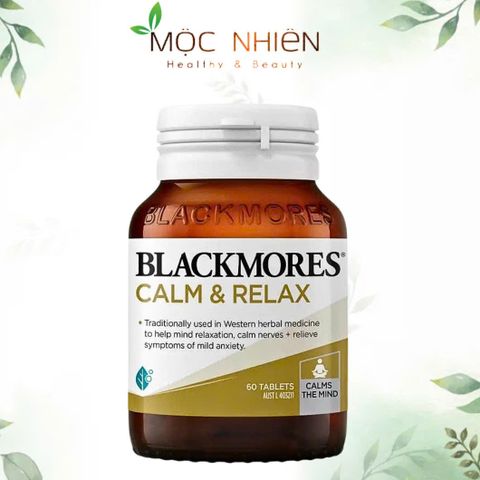 Viên uống giảm lo âu, căng thẳng thần kinh Blackmores Calm & Relax 60 viên 334540