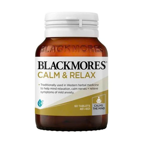 Viên uống giảm lo âu, căng thẳng thần kinh Blackmores Calm & Relax 60 viên 334540