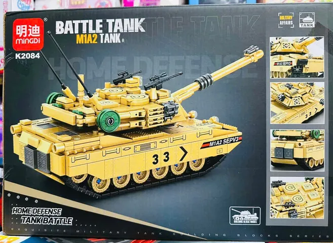 MINGDI Đồ chơi lắp ráp mô hình xe tăng Battle Tank gồm 3 phân loại K2083 K2084 K2085 dành cho trẻ em từ 6 tuổi phát triển kỹ năng lắp ráp và sáng tạo