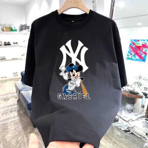 Áo Thun Unisex MIB Kiểu MLB NY - Thiết Kế Streetwear Cao Cấp, Chất Liệu Cotton Mềm Mịn, Phong Cách Hiện Đại Dành Cho Nam Nữ