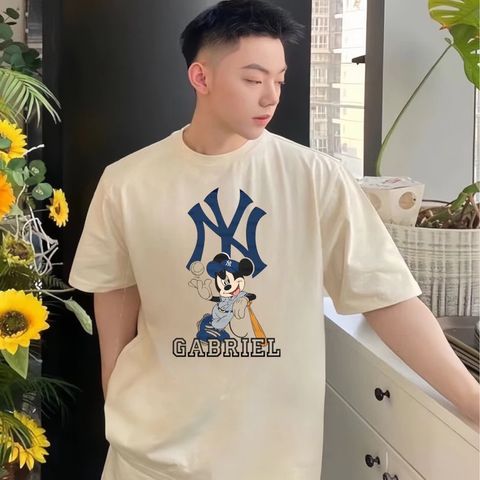 Áo Thun Unisex MIB Kiểu MLB NY - Thiết Kế Streetwear Cao Cấp, Chất Liệu Cotton Mềm Mịn, Phong Cách Hiện Đại Dành Cho Nam Nữ
