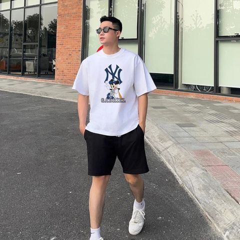 Áo Thun Unisex MIB Kiểu MLB NY - Thiết Kế Streetwear Cao Cấp, Chất Liệu Cotton Mềm Mịn, Phong Cách Hiện Đại Dành Cho Nam Nữ