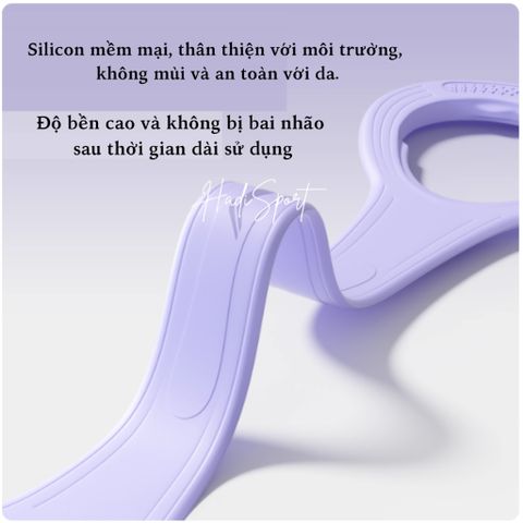 Dây Kháng Lực Lining Silicon Mềm Không Mùi - Thiết Kế Chống Trơn Trượt, Thân Thiện Với Da, Dễ Vệ Sinh Cho Tập Gym & Du Lịch