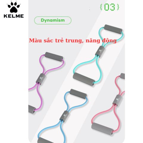 Dây kéo đàn hồi hình số 8 KELME chính hãng dây kháng lực hỗ trợ tập tay vai tập toàn thân yoga 334655