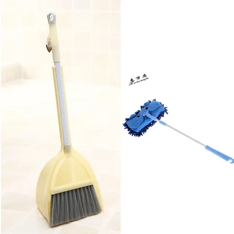 Bộ chổi quét nhà mini cho bé thực hành cuộc sống (combo 3 món chổi quét+cây lau+hót rác ) 334660