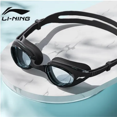 Mẫu Mới 2023 Kính Bơi Người Lớn LI-NING Chính Hãng Chống Nước Chống Sương Mù Chống Tia UV Độ Nét Cao Mã LSJU253 334661