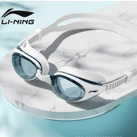 Mẫu Mới 2023 Kính Bơi Người Lớn LI-NING Chính Hãng Chống Nước Chống Sương Mù Chống Tia UV Độ Nét Cao Mã LSJU253 334661