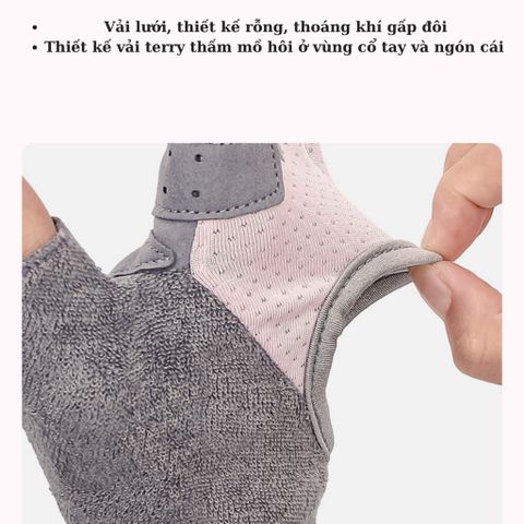 Găng Tay Tập Gym LI-NING Chính Hãng Bảo Vệ Tay Chống Trượt Chống Vết Chai Tay Phụ Kiện Tập Gym Găng Tay Thể Thao 334663