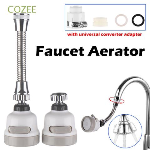 Đầu Vòi Nước Xoay 360 Độ - Dây Inox 2 Chế Độ Tiết Kiệm Nước, Thiết Bị Bếp Đa Năng Tiện Lợi, Lắp Đặt Dễ Dàng