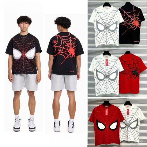 Áo Thun Unisex Spider-Man Graphic Tee - Phong Cách Streetwear Cá Tính Cho Nam Nữ, Nhiều Màu Sắc Bắt Mắt