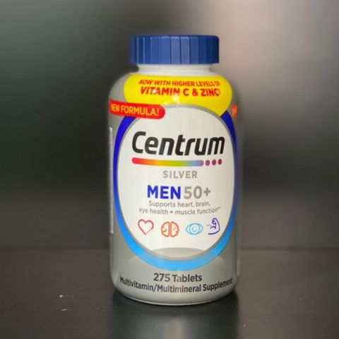 Date 8/25 Vitamin tổng hợp Centrum silver men 50+ 275 viên 334811