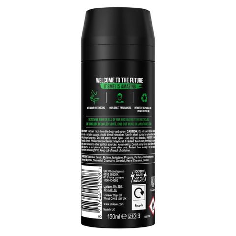 Xịt khử mùi Lynx Africa 165ml - Deodorant Aerosol Chính Hãng Dành Cho Nam, Sảng Khoái và Tươi Mát, Sản Phẩm Chăm Sóc Cá Nhân