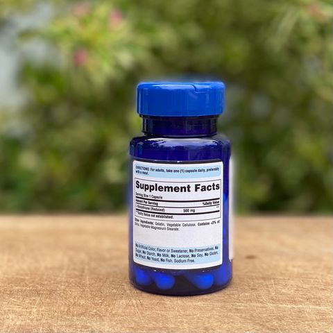 Viên uống trắng da Puritan's Pride Premium L-Glutathione 500mg 334835