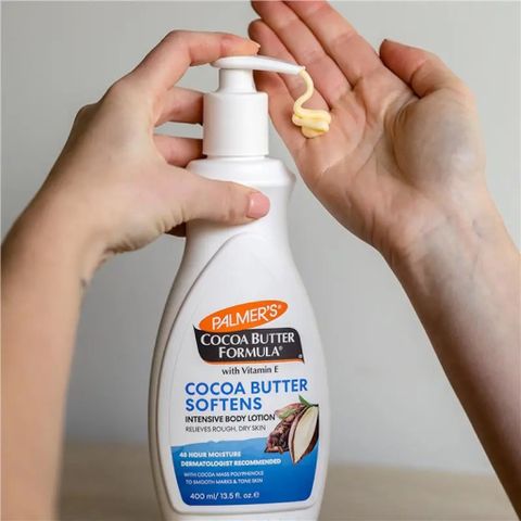 Kem Dưỡng Da Body Palmer's Cocoa Butter 400ml - Hàng Chính Hãng Nội Địa Úc, Giúp Cung Cấp Độ Ẩm và Làm Mềm Da