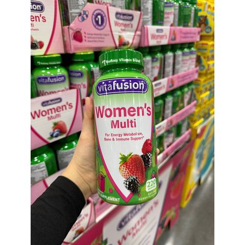 Kẹo dẻo vitamin tổng hợp cho phụ nữ Vitafusion women’s multi 220 viên hàng Mỹ 334870