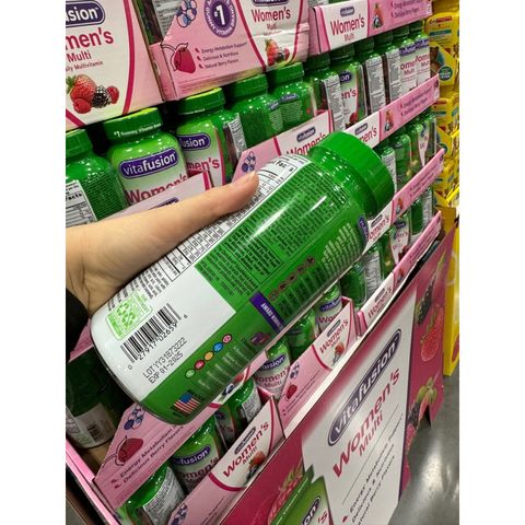 Kẹo dẻo vitamin tổng hợp cho phụ nữ Vitafusion women’s multi 220 viên hàng Mỹ 334870