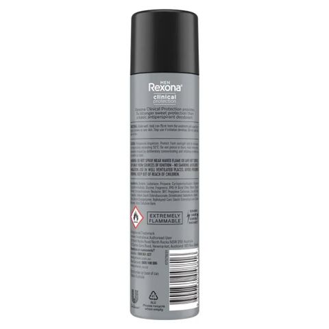 Xịt khử mùi Rexona for Men Clinical Protection Sport 180ml - Khử mùi hiệu quả, hàng Úc, phù hợp cho vận động viên
