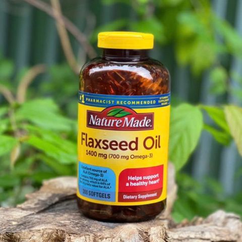Viên uống Dầu Hạt Lanh Omega 369 Nature Made Flaxseed Oil 1400mg của Mỹ 300 viên 334874