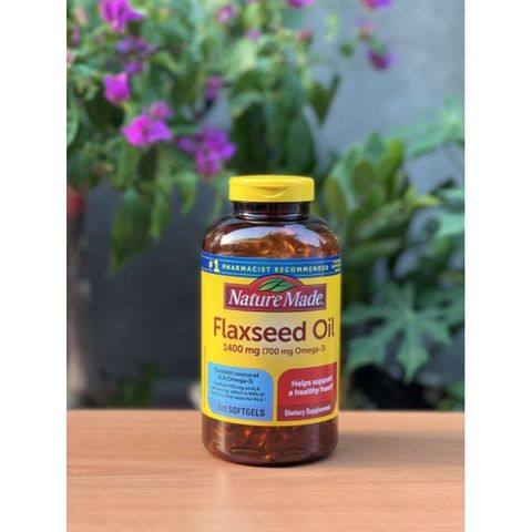 Viên uống Dầu Hạt Lanh Omega 369 Nature Made Flaxseed Oil 1400mg của Mỹ 300 viên 334874