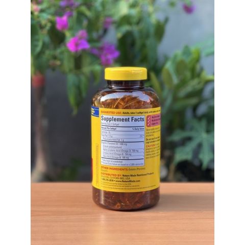 Viên uống Dầu Hạt Lanh Omega 369 Nature Made Flaxseed Oil 1400mg của Mỹ 300 viên 334874