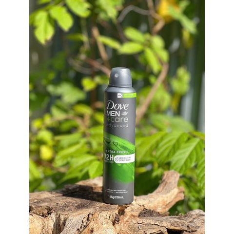 Xịt Khử Mùi Nam Dove Men+Care 72h Advanced Extra Fresh Spray 150ml - Hàng Chính Hãng Úc, Giữ Thoáng Màu 72 Giờ